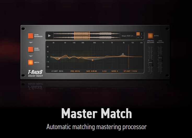 IK Multimedia T-RackS Master Match Auto Mastering (Latest Versio